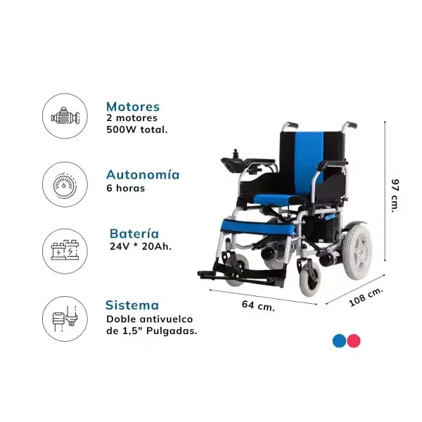 Silla de Ruedas Eléctrica Modelo 110-A 4