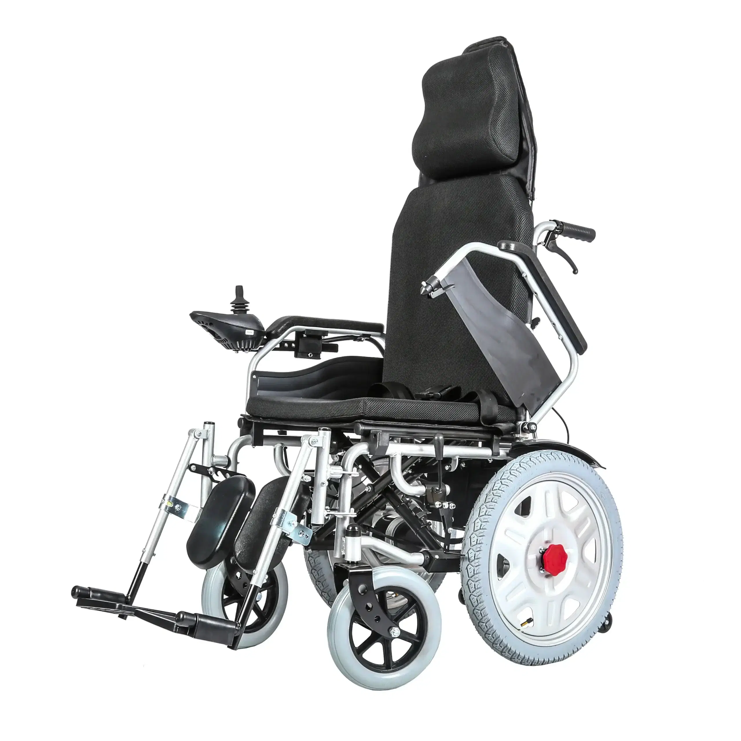 Silla de Ruedas Eléctrica reclinable 121 (Posa-Pies y Respaldo Manual)